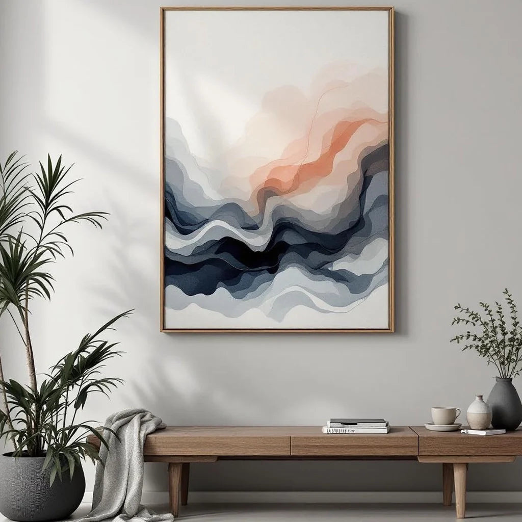 Gallery-Style Framed Canvas Tapestry Panel