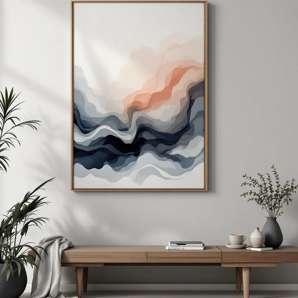 Gallery-Style Framed Canvas Tapestry Panel