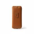 Leather-Trim Pen & Pencil Case in Tan