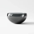 Monumental Glass Decorative Bowl in Smoke