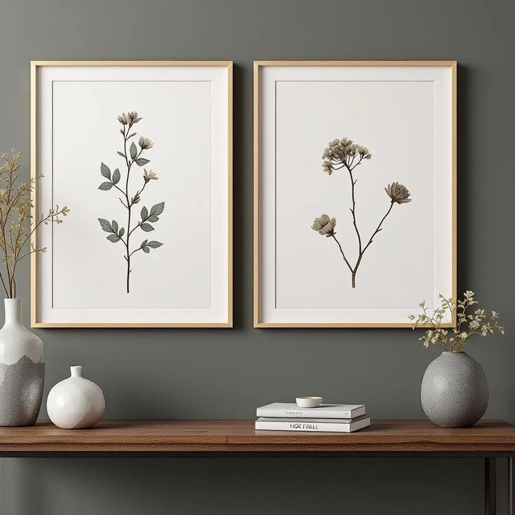 Pressed Botanicals Wall Print (Set of 2)