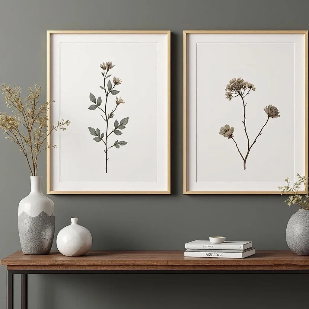 Pressed Botanicals Wall Print (Set of 2)