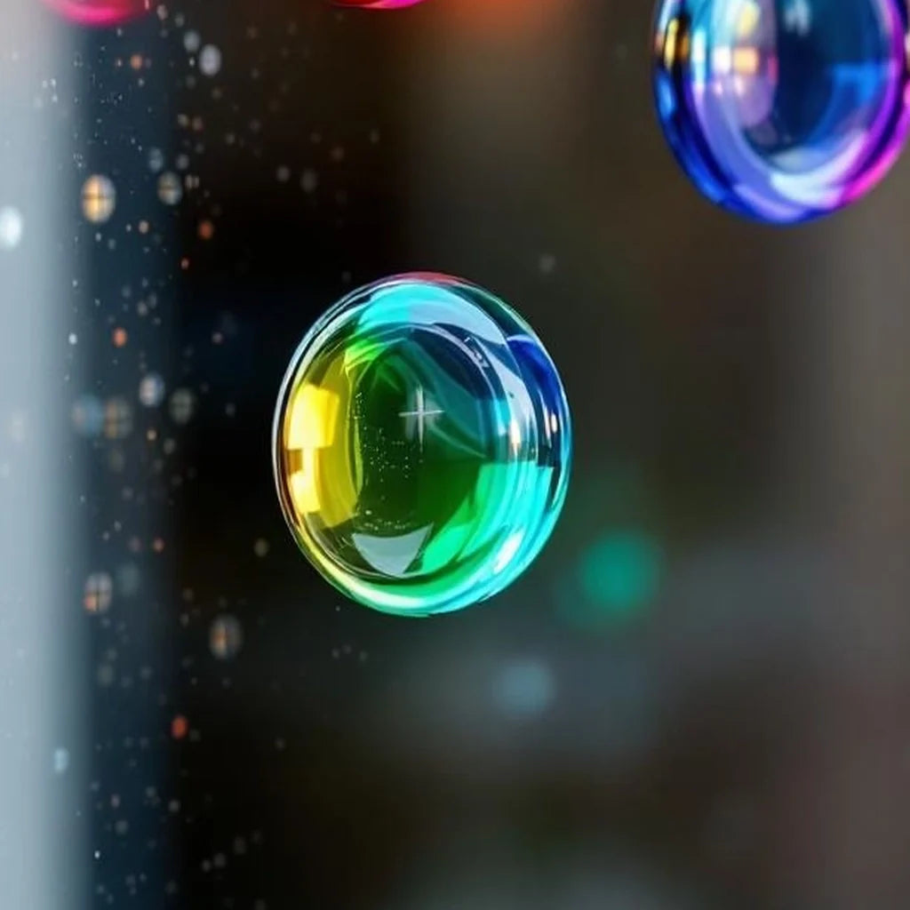Rainbow Glass Window Magnet Set (6-Piece)