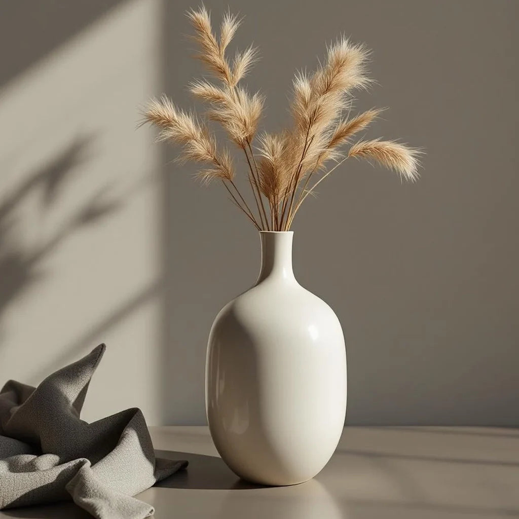 Studio Ceramic Vase with Narrow Neck