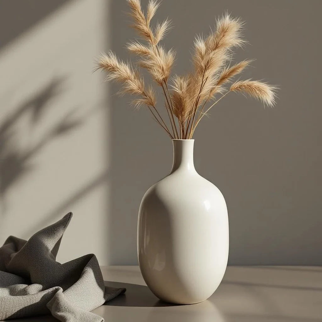 Studio Ceramic Vase with Narrow Neck
