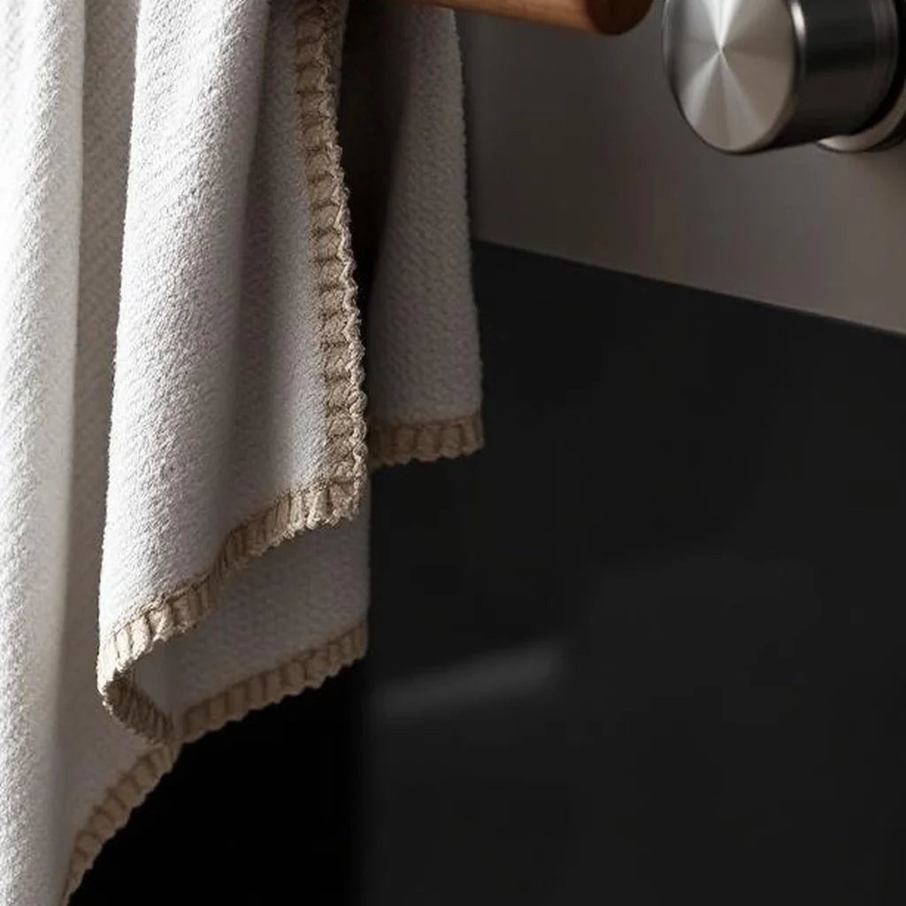 Woven Cotton Kitchen Towels (Set of 2)