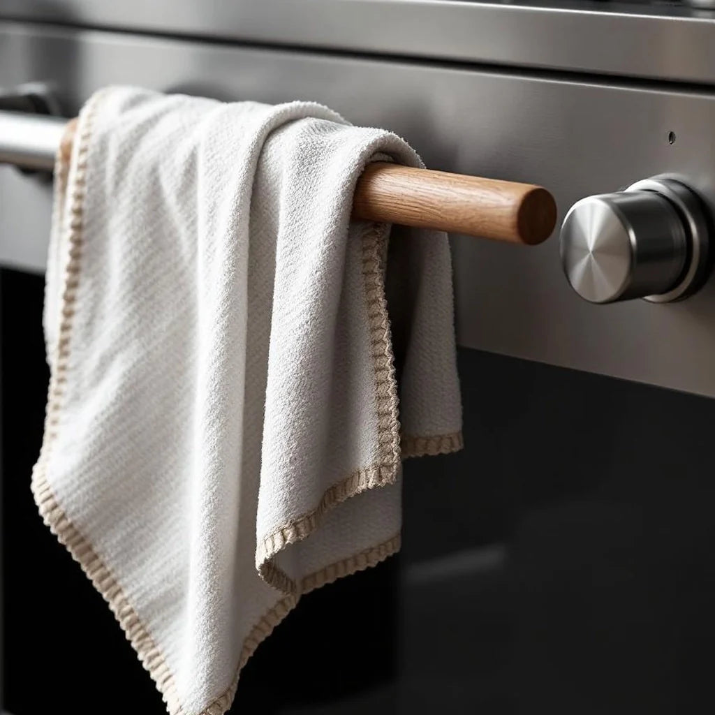 Woven Cotton Kitchen Towels (Set of 2)